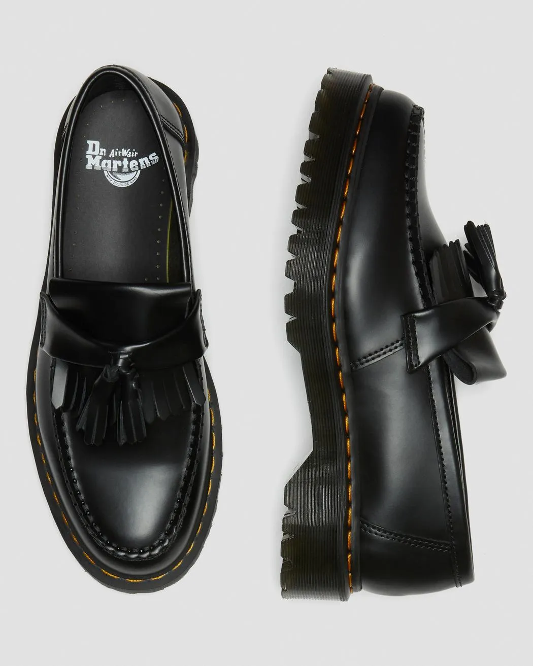 Adrian Bex Smooth Leather Tassel Loafers