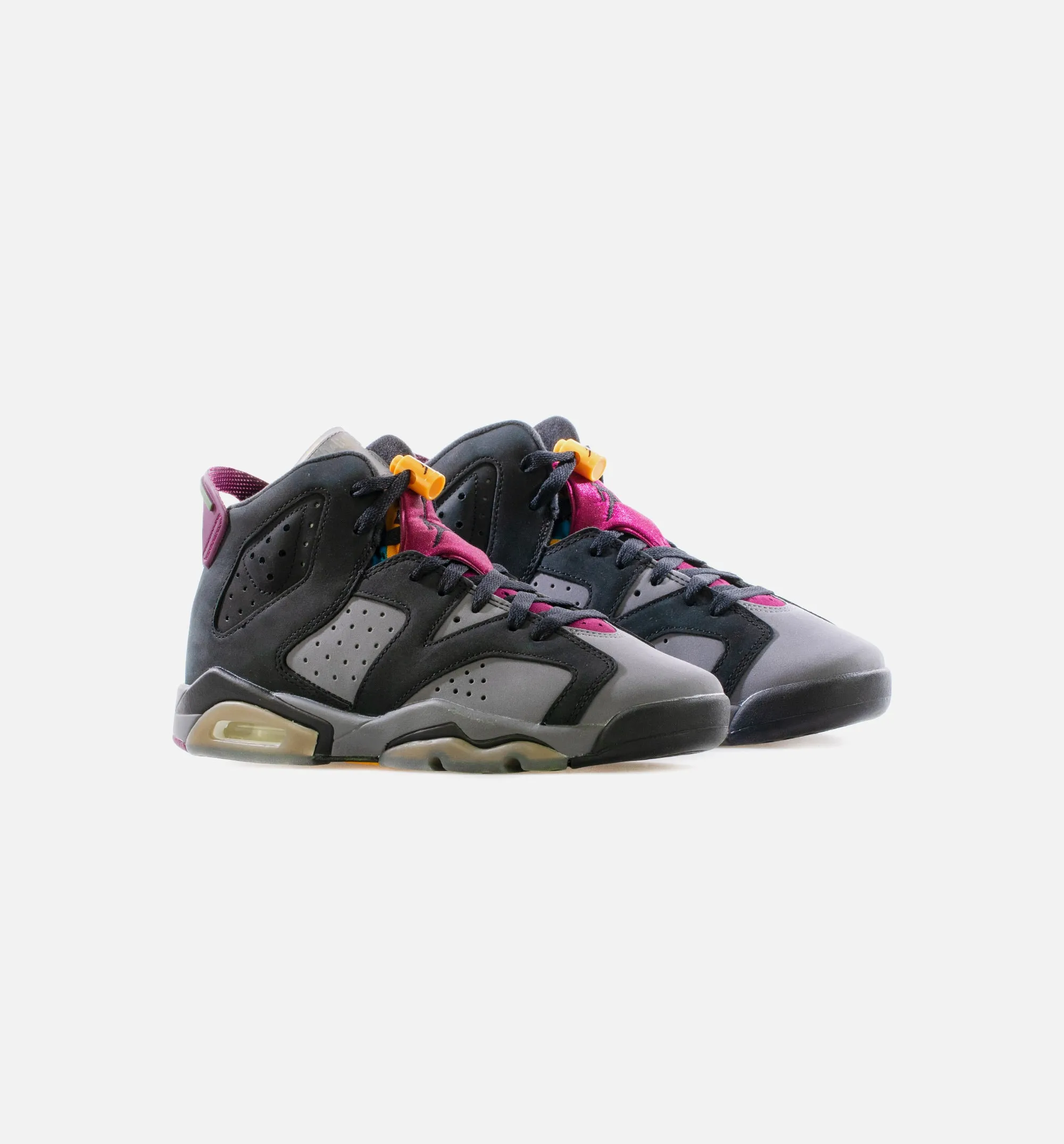 Air Jordan 6 Retro Bordeaux Grade School Lifestyle Shoe - Black/Light Graphite/Dark Grey/Bordeaux Limit One Per Customer