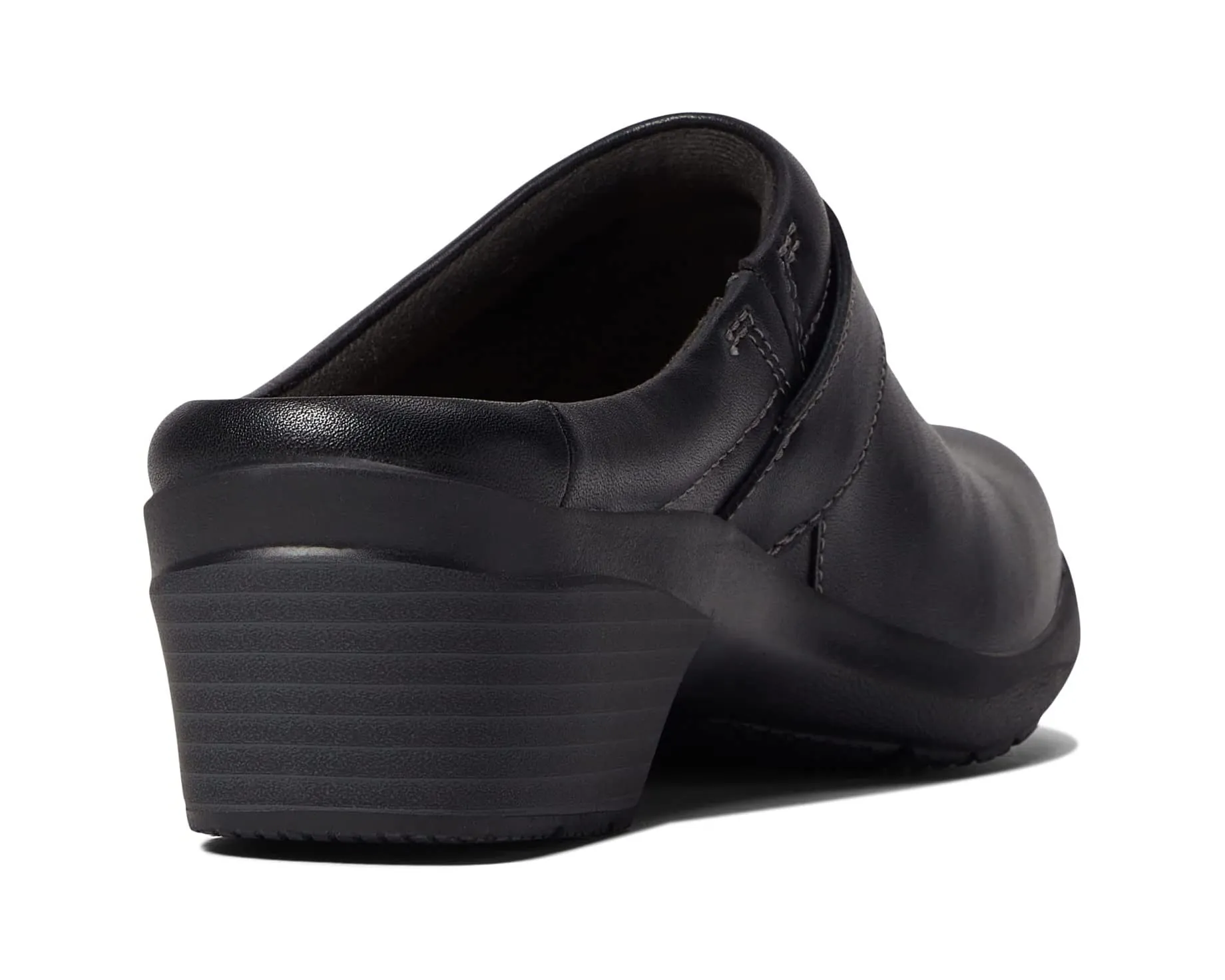 Angie Mist Clarks clogs, leather