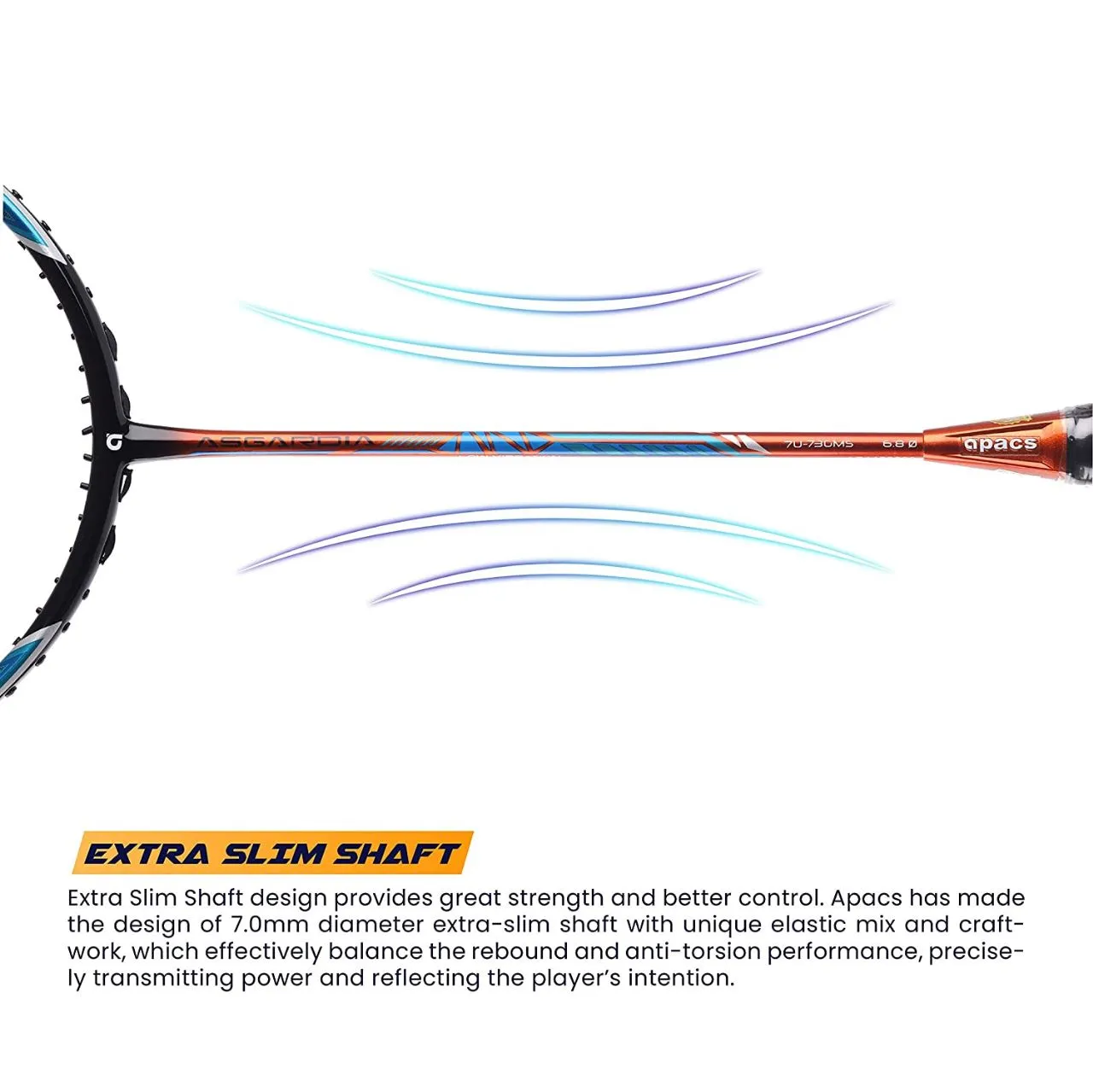 Apacs Asgardia Control Badminton Racket (Unstrung)