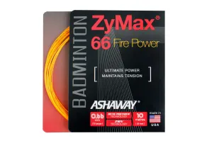 Ashaway ZyMax 66 Fire Power - Fire orange