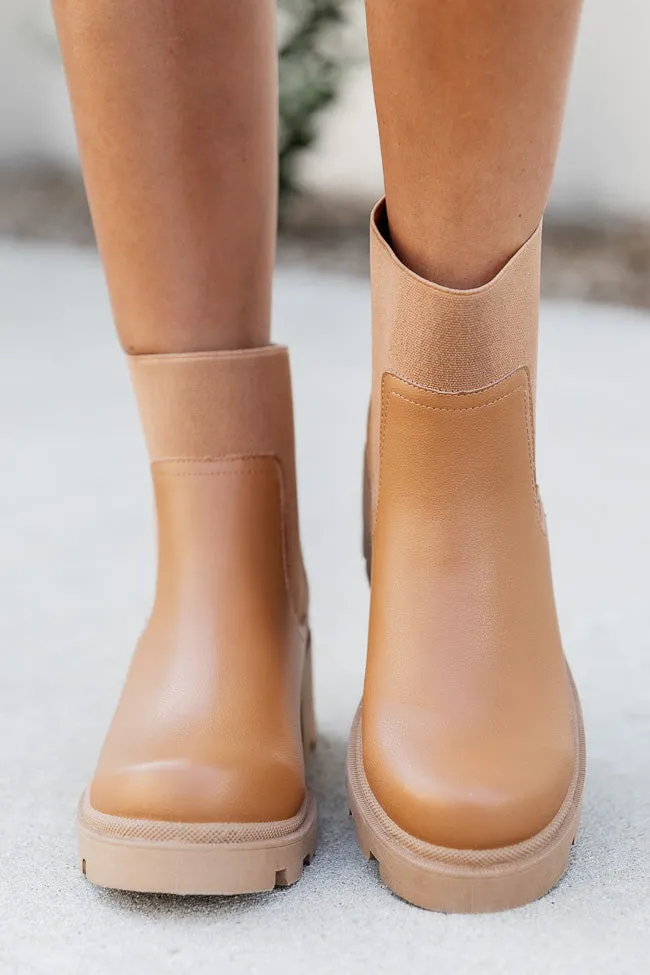 Ashley Camel Chunky Bootie