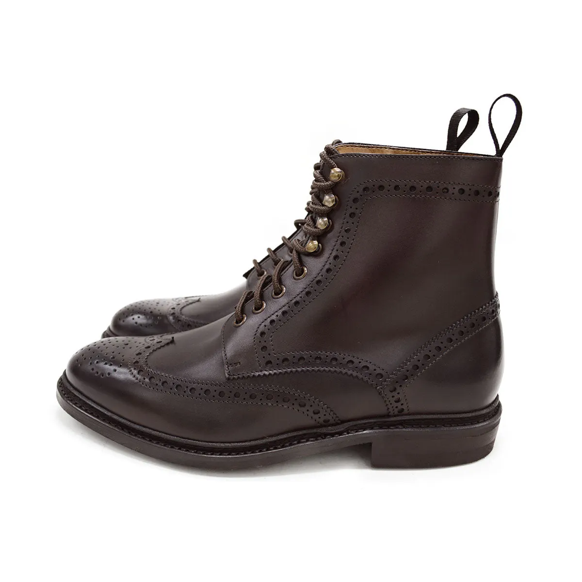 Berwick 1707 Brogue Boot (322) -Moka