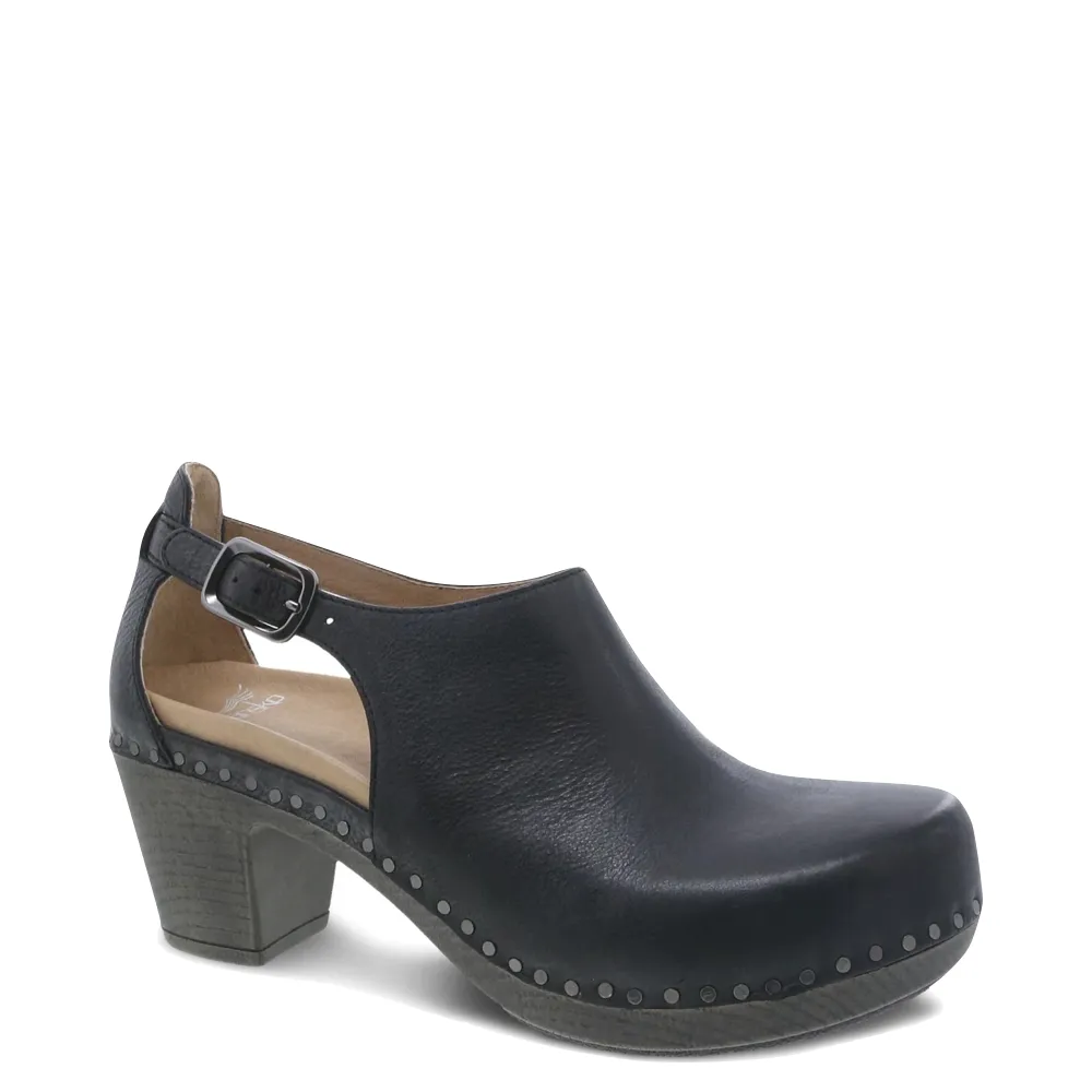 Dansko Women's Sassy Heeled Shoe in Black