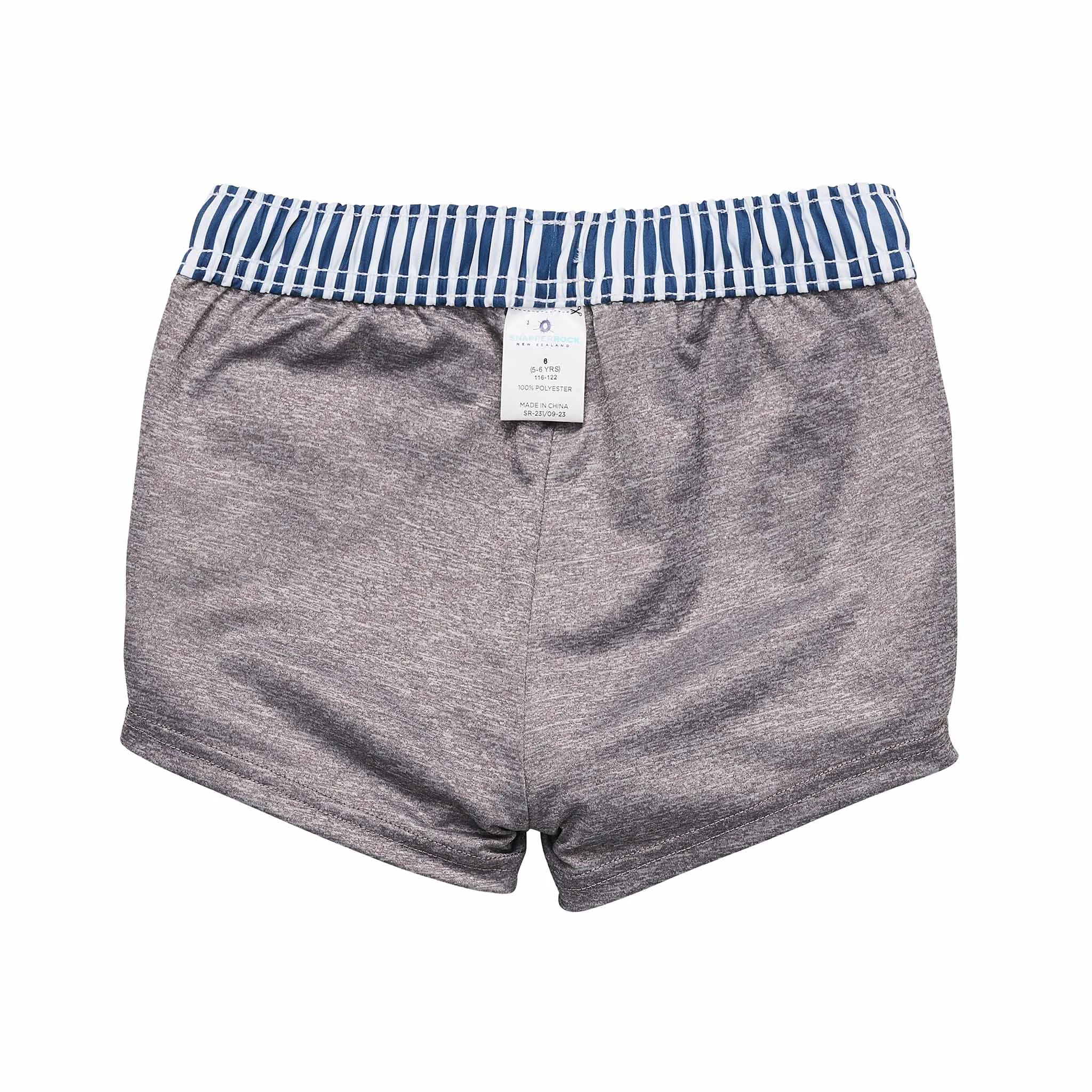 Denim Stripe Comfort Lined Swim Short