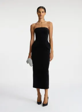 Elizabeth Velvet Midi Dress