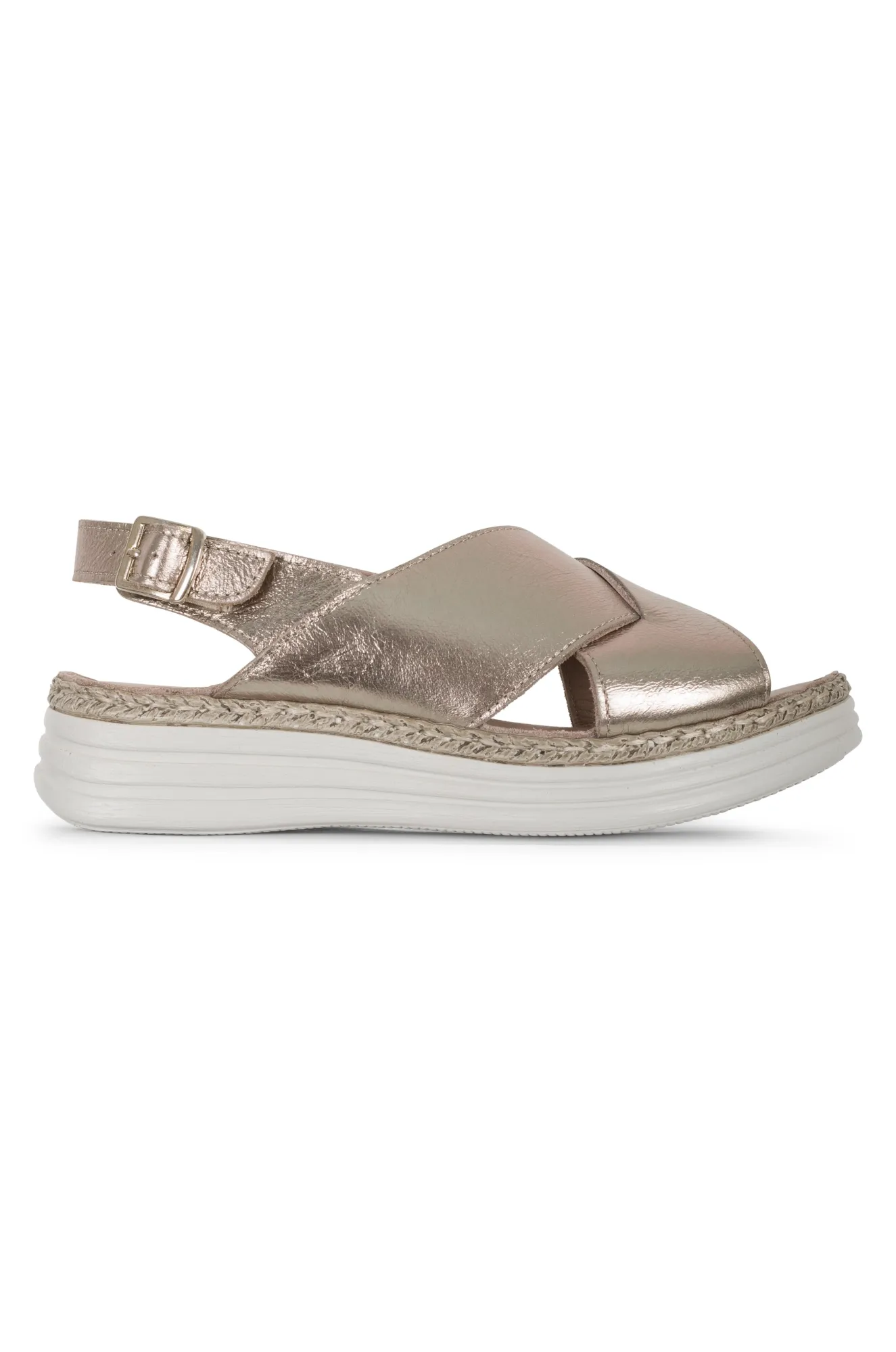 Made in Turkey Leather Sandal | METALLIC | RIELY YY