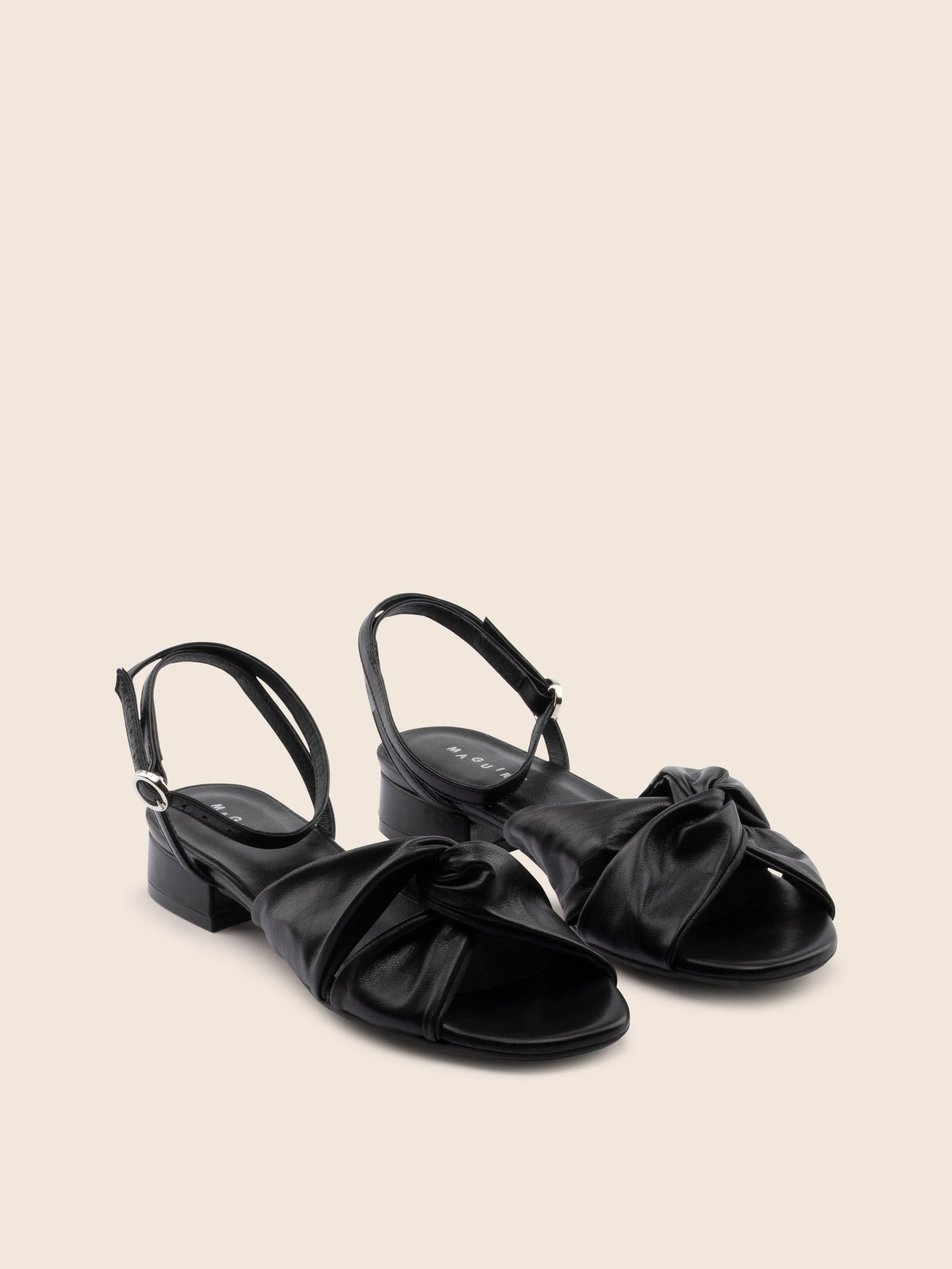 Mataro Black Sandal