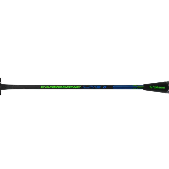 Mizuno Carbosonic Lite ll Badminton Racket 7U (Unstrung) - Matte Lacq/Cyan/Vibrant Green