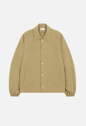 Nylon Coach's Jacket / Tan