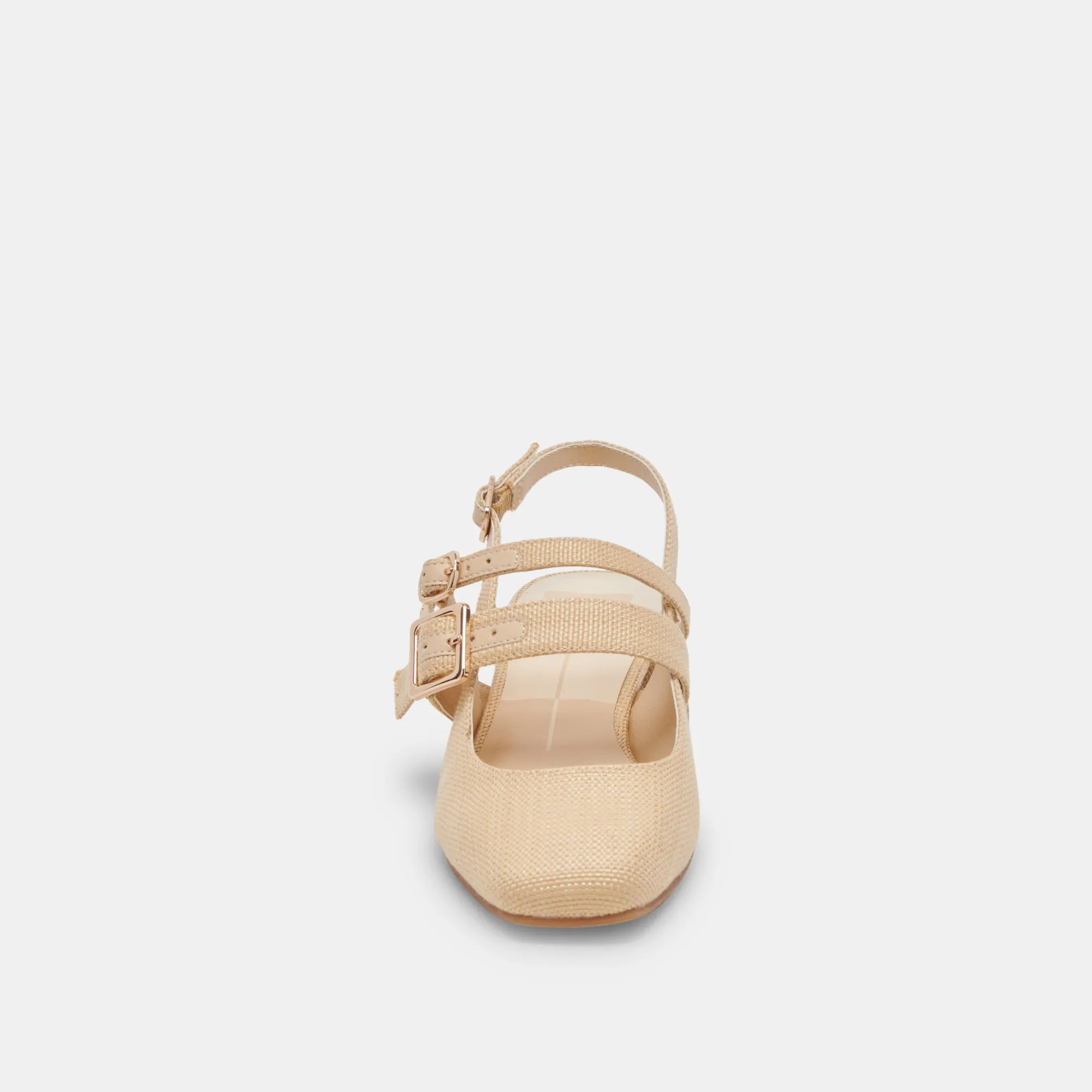 PATZY HEELS NATURAL RAFFIA