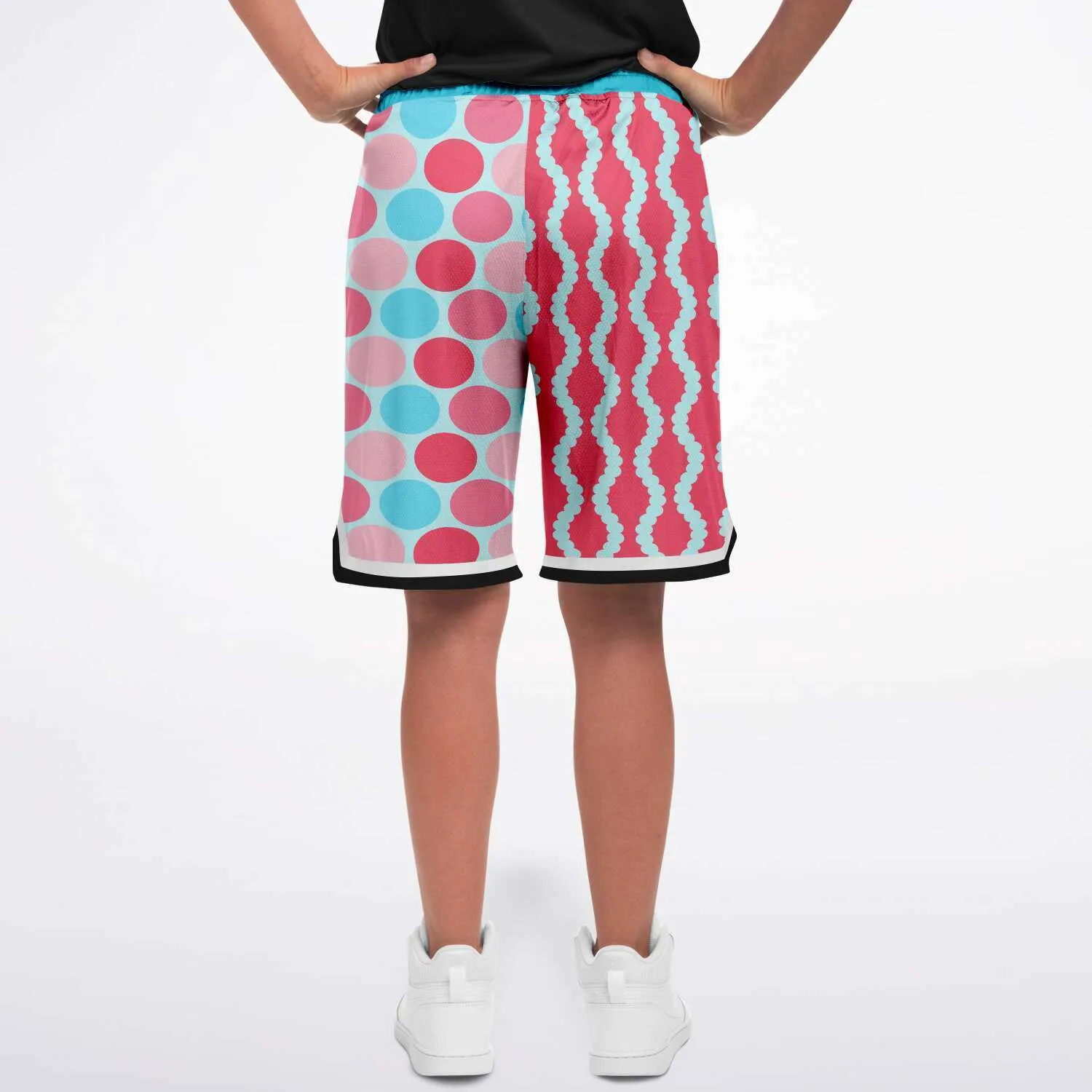 Polka Time Unisex Basketball Shorts