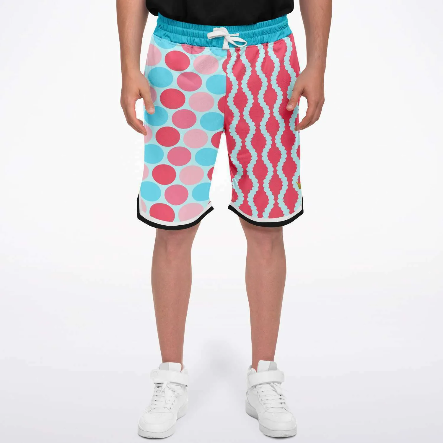 Polka Time Unisex Basketball Shorts