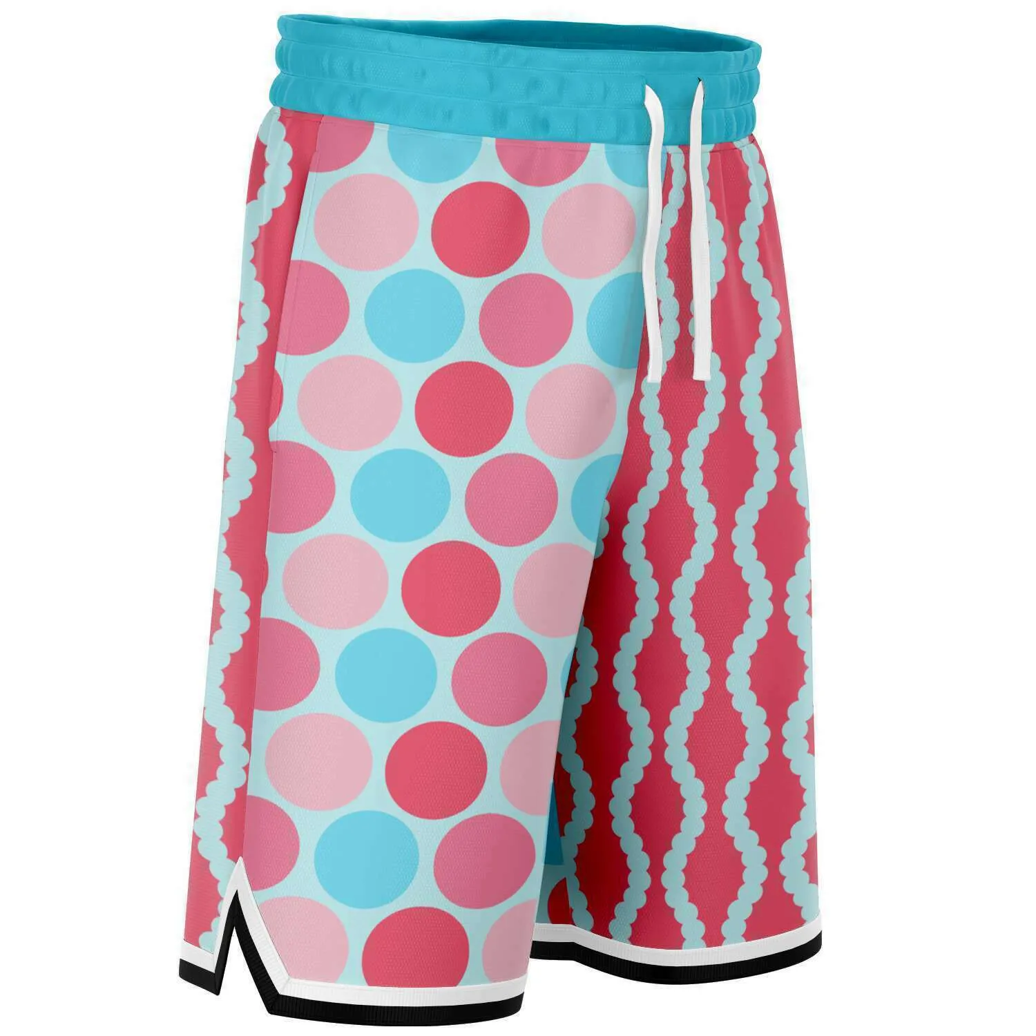 Polka Time Unisex Basketball Shorts