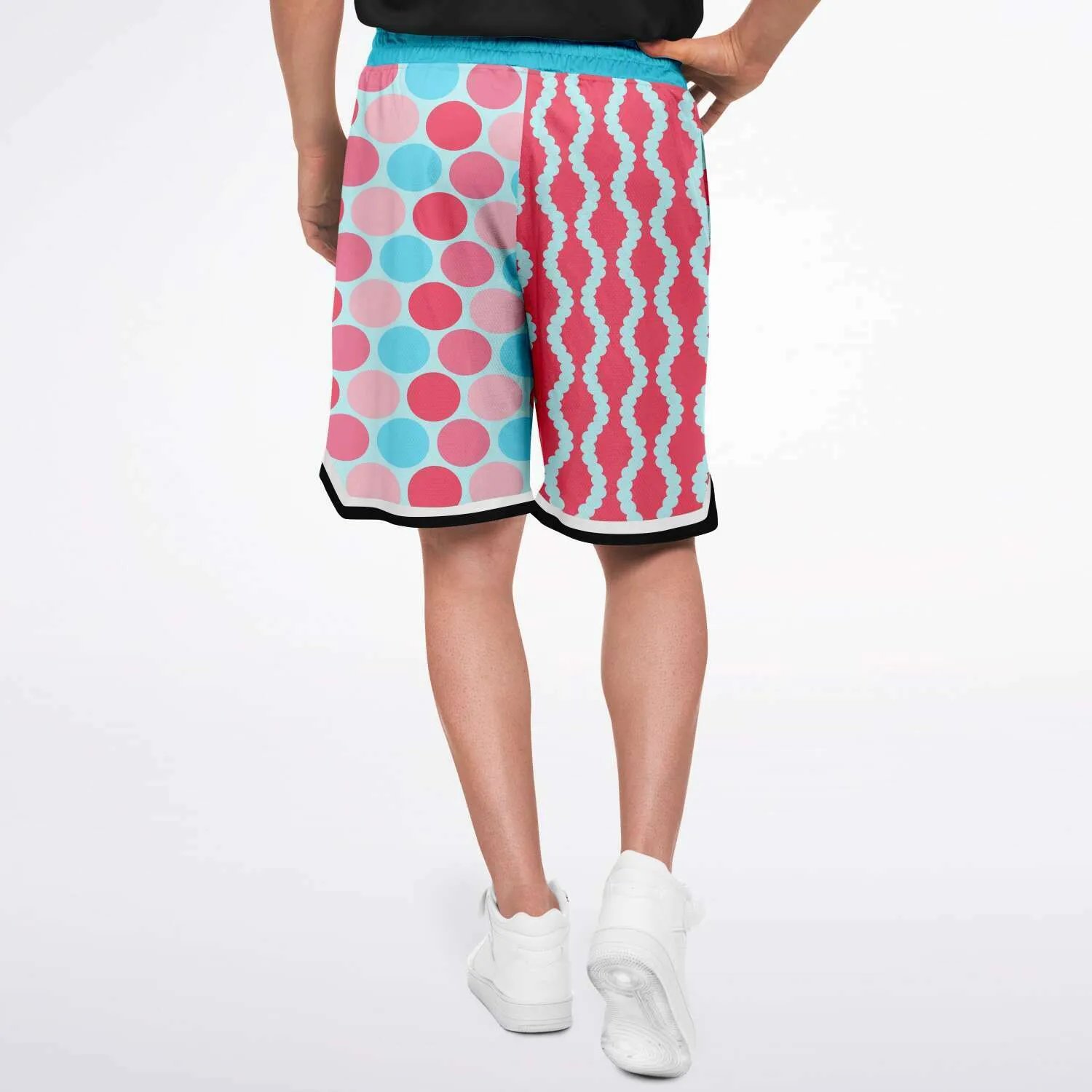 Polka Time Unisex Basketball Shorts