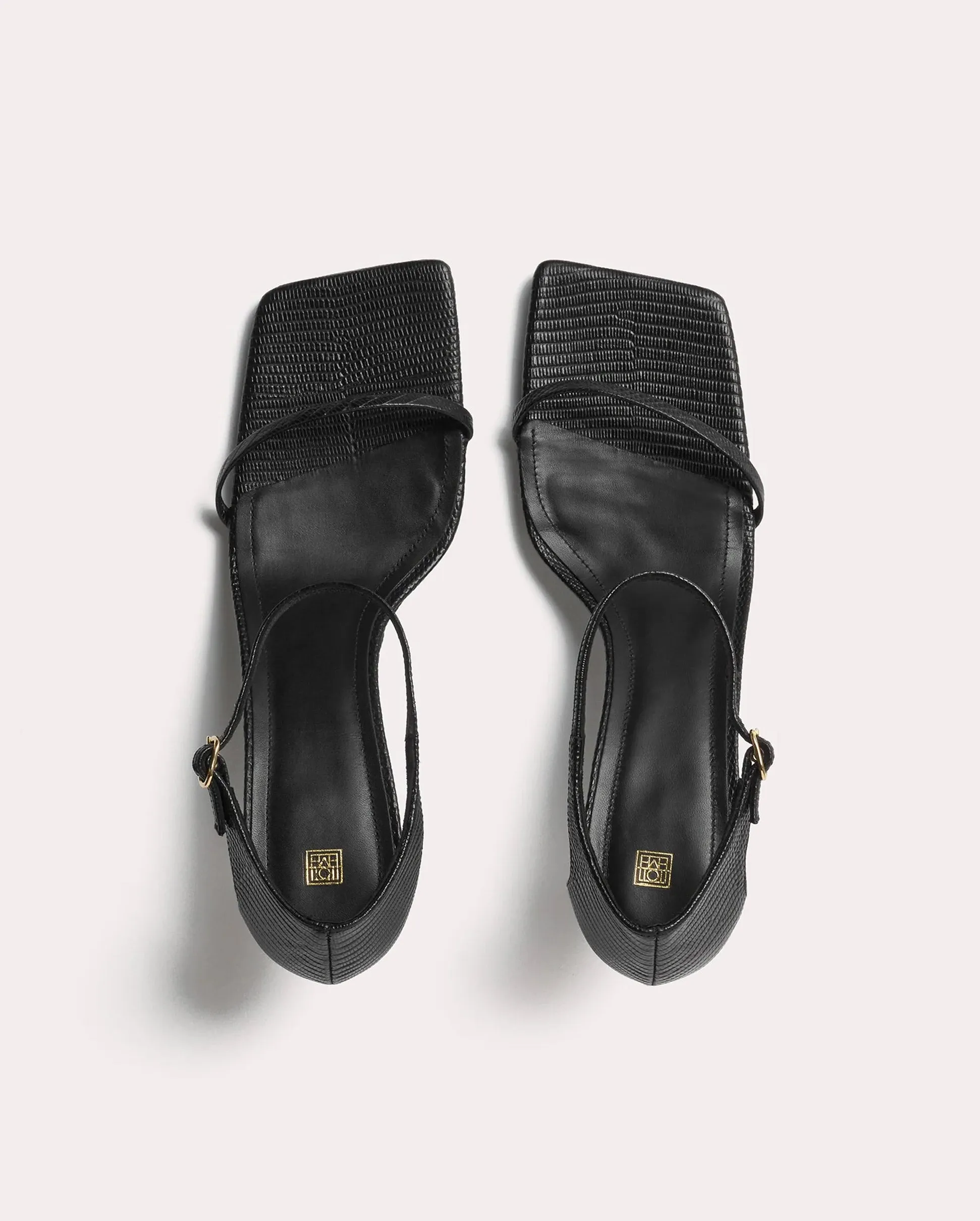 STRAPPY SANDAL / BLACK LEATHER