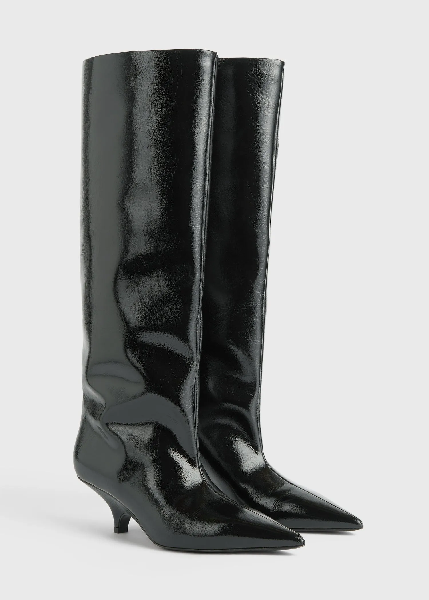 The Wedge-Heel Boot black