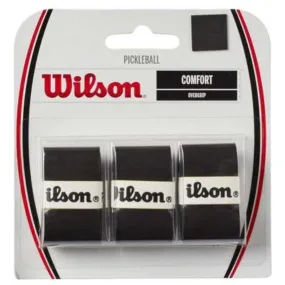 Wilson Pickleball Overgrip 3 Pack - Black